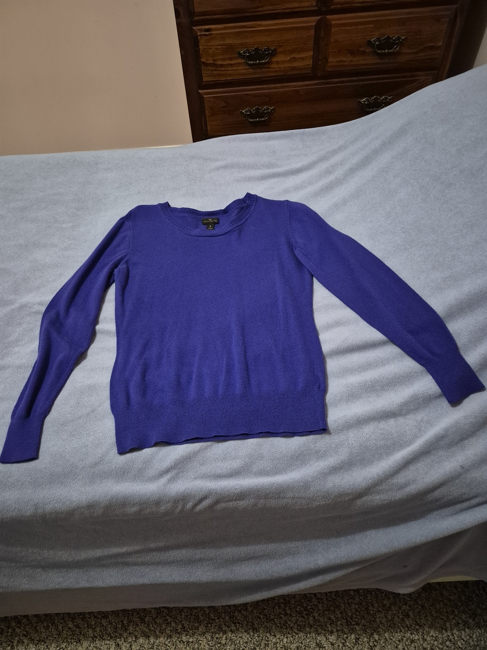 Worthington Women's Crewneck Sweater - Deep Violet